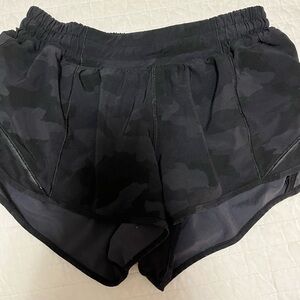 lululemon athletica Black Camouflage Athletic Shorts